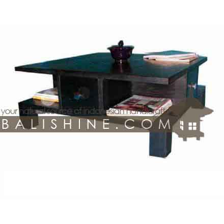 Balishine: Your natural source of indonesian handicraft presents in its Home Decor collection the Coffee Table:114SRI133961:This square coffee table is produced in indonesia, made from teak wood. It has 1 drawer  Natural, chocolate or dark color