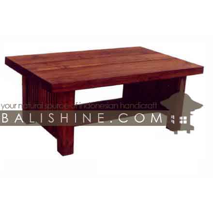 Balishine: Your natural source of indonesian handicraft presents in its Home Decor collection the Coffee Table:114SRI133966:This rectangular coffee table is produced in indonesia, made from teak wood.  Natural, chocolate or dark color