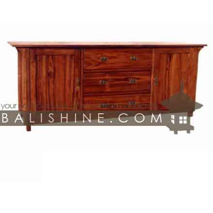 Balishine: Your natural source of indonesian handicraft presents in its Home Decor collection the Console:114SEF273935:This console is produced in indonesia, made from teak wood. It has 2 doors and 3 drawers.  Natural, chocolate or dark color