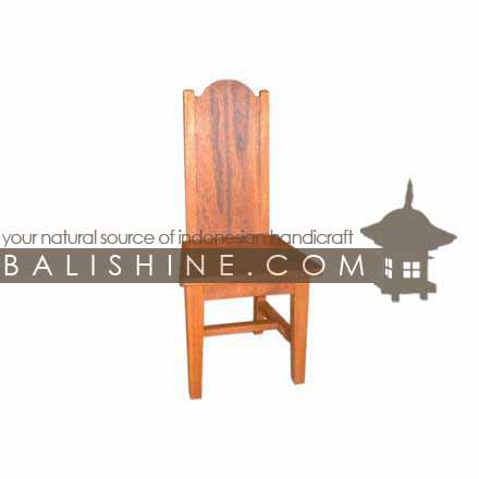 Balishine: Your natural source of indonesian handicraft presents in its Home Decor collection the Dining Chair:114GEN663855:This dining chair is produced in indonesia, made from teak wood.  Natural, chocolate or dark color