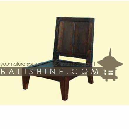 Balishine: Your natural source of indonesian handicraft presents in its Home Decor collection the Dining Chair:114GEN663864:This dining chair is produced in indonesia, made from teak wood.  Natural, chocolate or dark color