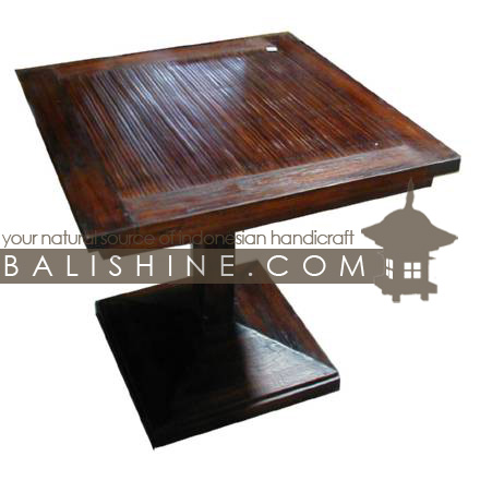 Balishine: Your natural source of indonesian handicraft presents in its Home Decor collection the Dining Table:114SEF233887:This rectangular dining table is produced in indonesia, made from teak wood and bamboo.  Natural color