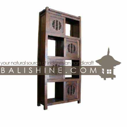 Balishine: Your natural source of indonesian handicraft presents in its Home Decor collection the Display:114SEF264626:This display is produced in indonesia, made from teak wood.  Natural, chocolate or dark color