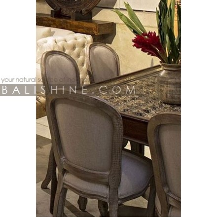 Balishine: Your natural source of indonesian handicraft presents in its Home Decor collection the London Dinning Chair:114LFU667835:This beautiful chair is made from teak wood with carving. Other colour for fabric available.   