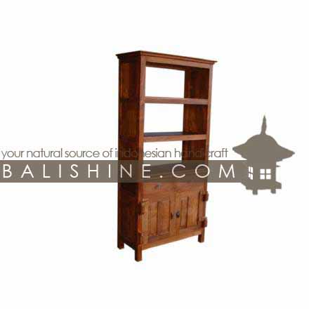Balishine: Your natural source of indonesian handicraft presents in its Home Decor collection the Shelves:114SEF264019:This shelve is produced in indonesia, made from teak wood. It has 2 doors and 2 drawers  Natural, chocolate or dark color