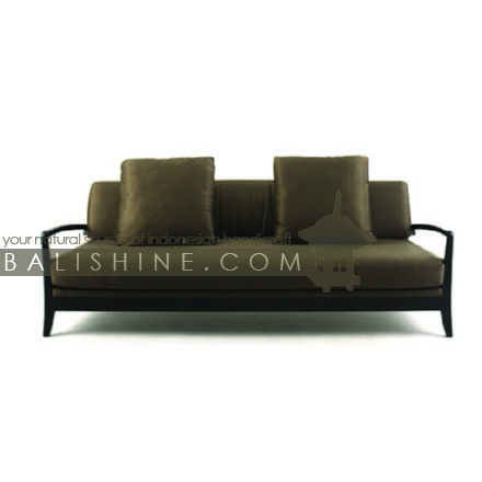 Balishine: Your natural source of indonesian handicraft presents in its Home Decor collection the Sofa:114MNF445948:This sofa is produced in indonesia, made from teak wood. This price is without cushion.  This furniture is made from high quality teak wood grade A premium. Natural, chocolate or dark color.