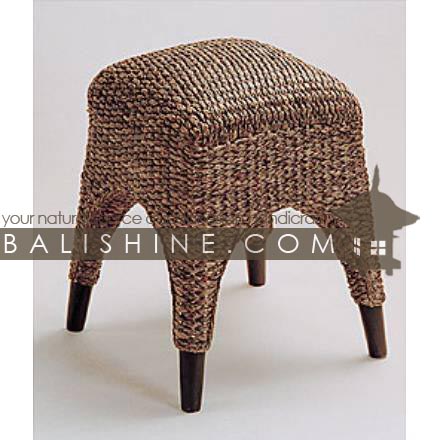 Balishine: Your natural source of indonesian handicraft presents in its Home Decor collection the Seagrass Square Stool:114JAS663033:This square stool is produced in Bali made from seagrass.  Brown color