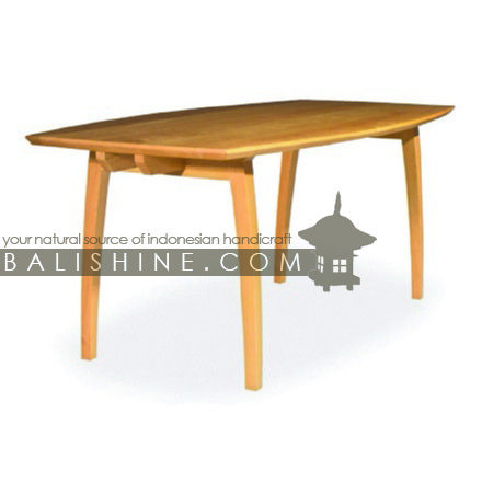 Balishine: Your natural source of indonesian handicraft presents in its Home Decor collection the Dining Table:114MNF235925:This dining table is produced in Indonesia and made from teak wood.  This furniture is made from high quality teak wood grade A premium. Natural, chocolate or dark color.