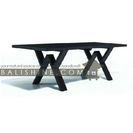 Balishine: Your natural source of indonesian handicraft presents in its Home Decor collection the Dining Table:114MNF235928:This dining table is produced in Indonesia and made from teak wood.  This furniture is made from high quality teak wood grade A premium. Natural, chocolate or dark color.