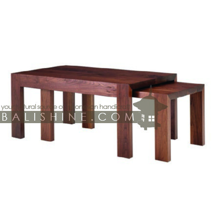 Balishine: Your natural source of indonesian handicraft presents in its Home Decor collection the Teak Wood Dining Table:114MNF235931:This dining table is produced in Indonesia and made from teak wood.  This furniture is made from high quality teak wood grade A premium. Natural, chocolate or dark color.