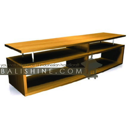 Balishine: Your natural source of indonesian handicraft presents in its Home Decor collection the TV Stand:114MNF255974:This TV stand is produced in indonesia, made from teak wood and stainless.  This furniture is made from high quality teak wood grade A premium. Natural, chocolate or dark color.