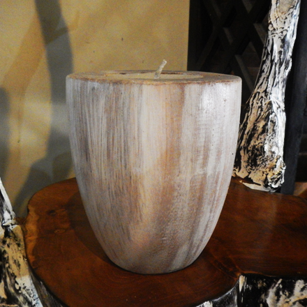 Balishine: Your natural source of indonesian handicraft presents in its Home Decor collection the Candle Holder Carving:13JAT168283:This candle holder is made from palm wood.  