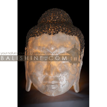 Balishine: Your natural source of indonesian handicraft presents in its Home Decor collection the Lamp:13DUL156427:This lamp is produced in Indonesia made from resin and natural shell.  For electric fitting please contact us
