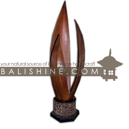 Balishine: Your natural source of indonesian handicraft presents in its Home Decor collection the Lamp:13JAS153137:This lamp is produced in Indonesia made from coconut leaf and coconut.   For electric fitting please contact us