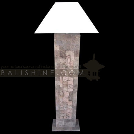 Balishine: Your natural source of indonesian handicraft presents in its Home Decor collection the Lamp:13TOA155483:This lamp is produced in Bali made from stone.  For electric fitting please contact us
