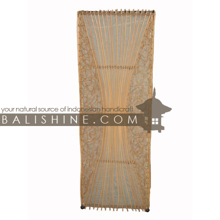 Balishine: Your natural source of indonesian handicraft presents in its Home Decor collection the Lamp:13TRB155226:This lamp is produced in Indonesia made from rotan, stainless and textile.  For electric fitting please contact us