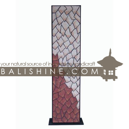 Balishine: Your natural source of indonesian handicraft presents in its Home Decor collection the Painting Lamp:13ENJ154842:This painting lamp is produced in Bali, made from mdf wood and acrylic colors from germany.  For electric fitting please contact us
