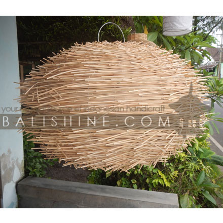 Balishine: Your natural source of indonesian handicraft presents in its Home Decor collection the Rattan Lampshade:13MAL867490:This lamp shade produced in Indonesia is made from natural rattan.  