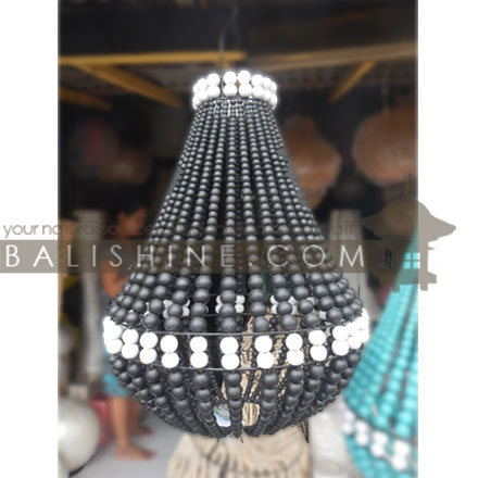 Balishine: Your natural source of indonesian handicraft presents in its Home Decor collection the Wooden Lampshade:13ALL867498:This lamp shade produced in Indonesia is made from natural wooden beads.  Other colors available.