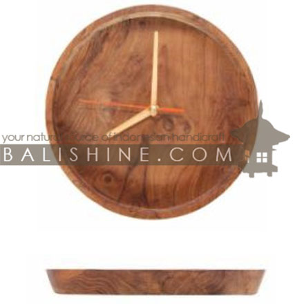 Balishine: Your natural source of indonesian handicraft presents in its Home Decor collection the Clock:17WAS837185:This clock is produced in Bali made from natural old teak wood with coconut oil finishing.  