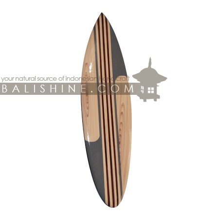 Balishine: Your natural source of indonesian handicraft presents in its Home Decor collection the Decorative Surf Board:17ROR507753:This decorative surf board is made from jempinis wood with hairbrush color finishing.  Custom design available. Please contact us.