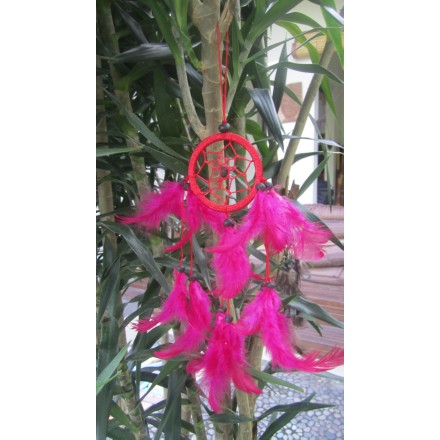 Balishine: Your natural source of indonesian handicraft presents in its Home Decor collection the Dream Catcher:17APA466517:This dream catcher is a handicraft of Bali made from string and feather.  Same as picture