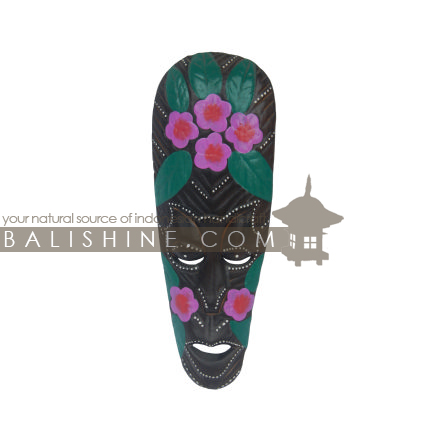 Balishine: Your natural source of indonesian handicraft presents in its Home Decor collection the Mask:17YOG476891:This mask is a handicraft of Bali made from albesia wood.  