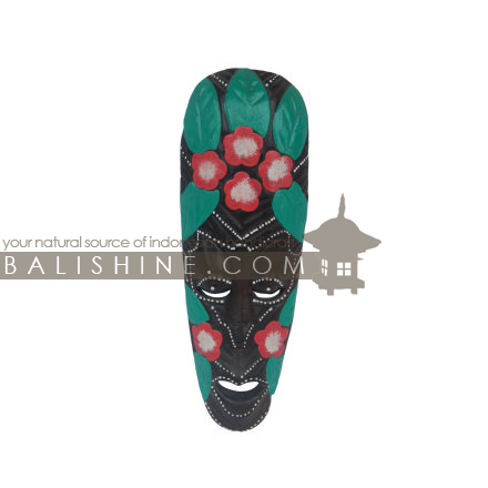 Balishine: Your natural source of indonesian handicraft presents in its Home Decor collection the Mask:17YOG476892:This mask is a handicraft of Bali made from albesia wood.  