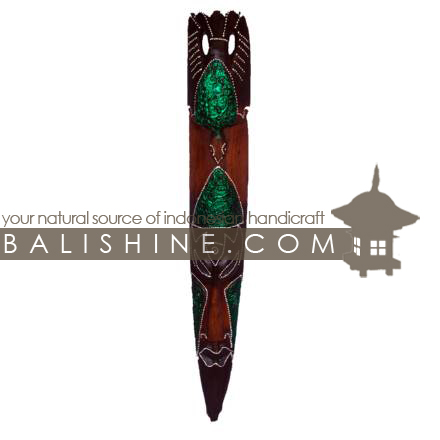 Balishine: Your natural source of indonesian handicraft presents in its Home Decor collection the Mask Bird:17MUL471563:This bird mask is a handicraft of Bali made from albesia wood.  