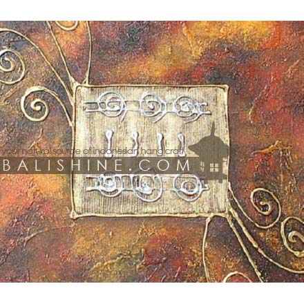 Balishine: Your natural source of indonesian handicraft presents in its Home Decor collection the Painting:17SPS495263:This painting is produced in Bali by artists coming from the Bali art school and from the art village of Ubud. We produced our own canvas to have the highest quality and also import our acrylic colors from germany.  It is made from acrylic-painting on a canvas.