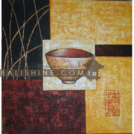 Balishine: Your natural source of indonesian handicraft presents in its Home Decor collection the Painting:17SPS495295:This painting is produced in Bali by artists coming from the Bali art school and from the art village of Ubud. We produced our own canvas to have the highest quality and also import our acrylic colors from germany.  It is made from acrylic-painting on a canvas.