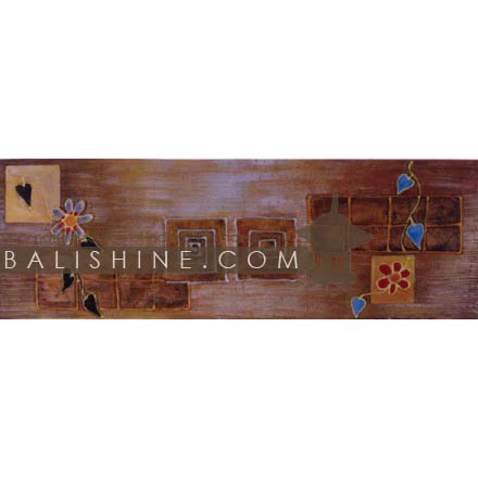 Balishine: Your natural source of indonesian handicraft presents in its Home Decor collection the Painting:17SPS495300:This painting is produced in Bali by artists coming from the Bali art school and from the art village of Ubud. We produced our own canvas to have the highest quality and also import our acrylic colors from germany.  It is made from acrylic-painting on a canvas.