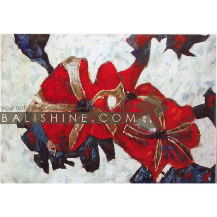 Balishine: Your natural source of indonesian handicraft presents in its Home Decor collection the Painting:17SPS495307:This painting is produced in Bali by artists coming from the Bali art school and from the art village of Ubud. We produced our own canvas to have the highest quality and also import our oil colors from germany.  It is made from oil-painting on a canvas.