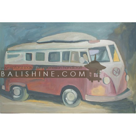 Balishine: Your natural source of indonesian handicraft presents in its Home Decor collection the Painting:17SPS495320:This painting is produced in Bali by artists coming from the Bali art school and from the art village of Ubud. We produced our own canvas to have the highest quality and also import our oil colors from germany.  It is made from oil-painting on a canvas.