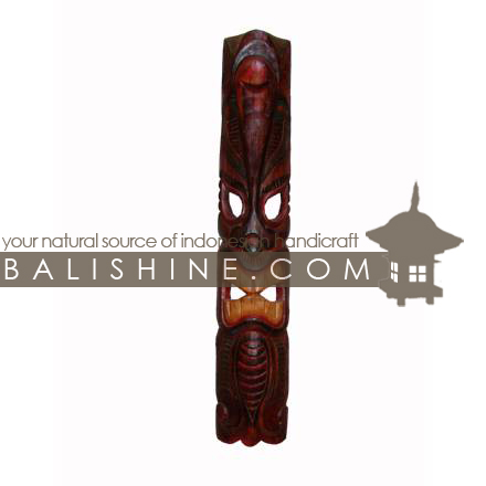 Balishine: Your natural source of indonesian handicraft presents in its Home Decor collection the Tiki Mask:17BAA475196:This tiki mask is a handicraft of Bali made from albesia wood.  Same as picture 