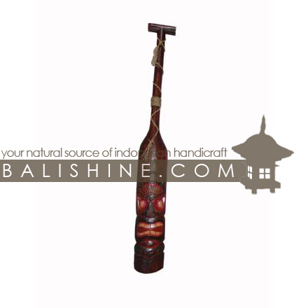Balishine: Your natural source of indonesian handicraft presents in its Home Decor collection the Tiki Paddel:17BAA505201:This tiki paddel is a handicraft of Bali made from albesia wood.  Same as picture 