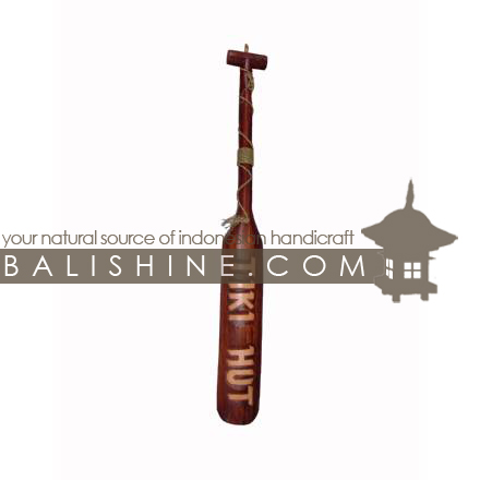 Balishine: Your natural source of indonesian handicraft presents in its Home Decor collection the Tiki Paddel:17BAA505203:This tiki paddel is a handicraft of Bali made from albesia wood.  Same as picture 