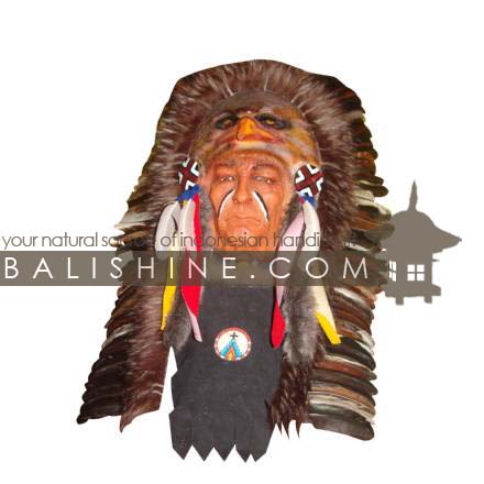 Balishine: Your natural source of indonesian handicraft presents in its Home Decor collection the Indian Wall Plague:17MUS465172:This wall plague is produced in Bali.  Same as picture 