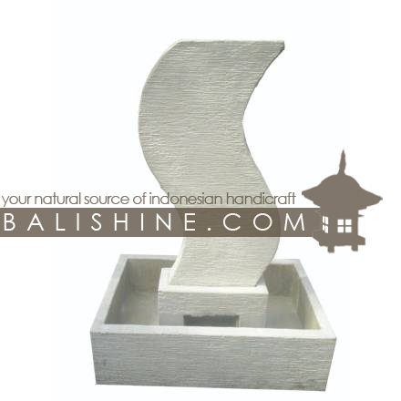 Balishine: Your natural source of indonesian handicraft presents in its Outdoor collection the Water Fountain:218SSR3719:This water fountain is produced in Indonesia, made from cement.  Sold without pump. It you want purchase a pump, let us know and we will quote it for you.