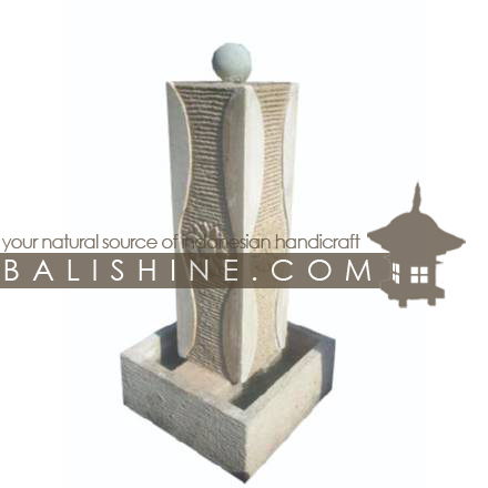 Balishine: Your natural source of indonesian handicraft presents in its Outdoor collection the Water Fountain:218UJP3714:This water fountain is produced in Indonesia, made from cement.  Sold without pump. It you want purchase a pump, let us know and we will quote it for you.