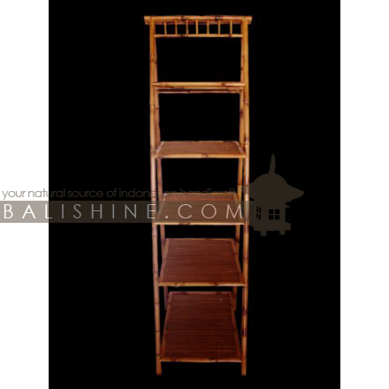 Balishine: Your natural source of indonesian handicraft presents in its The shop accessories collection the Display:319AXE5908:This bamboo display is produced in Indonesia and made from natural bamboo with coconut lidi finishing.  Same as picture
