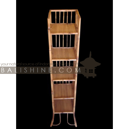 Balishine: Your natural source of indonesian handicraft presents in its The shop accessories collection the Display:319AXE5916:This bamboo display is produced in Indonesia and made from natural bamboo with coconut lidi finishing.  Same as picture