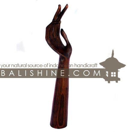 Balishine: Your natural source of indonesian handicraft presents in its The shop accessories collection the Bracelets Holder:39PLA2337:This bracelets holder is produced in Bali made from Jempinis wood.  The colors available are Black, Brown, Dark Brown or Red.