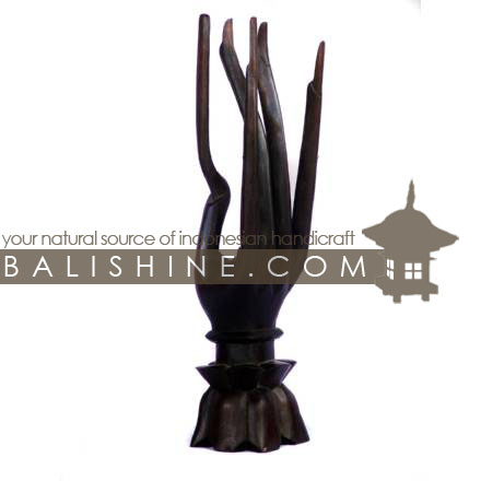 Balishine: Your natural source of indonesian handicraft presents in its The shop accessories collection the Hand Set of 2:39PLA2363:This set of 2 hands holder is produced in Bali made from Jempinis wood.  The colors available are Black, Brown, Dark Brown or Red.