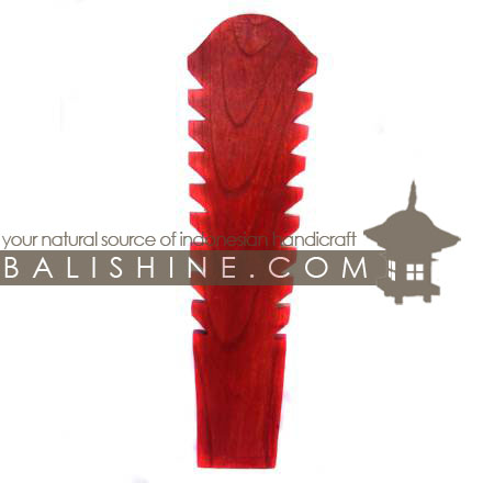 Balishine: Your natural source of indonesian handicraft presents in its The shop accessories collection the Necklaces Holder:39PLA2365:This necklaces holder is produced in Bali made from Jempinis wood.  The colors available are Black, Brown, Dark Brown or Red.