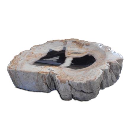 Balishine: Your natural source of indonesian handicraft presents in its Tableware collection the Petrified Wood Bowl Top Polish:624DF8450:This bowl is made from petrified wood with top polish.  