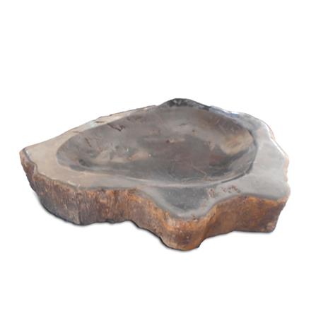 Balishine: Your natural source of indonesian handicraft presents in its Tableware collection the Petrified Wood Bowl Top Polish:624DF8452:This bowl is made from petrified wood with top polish.  