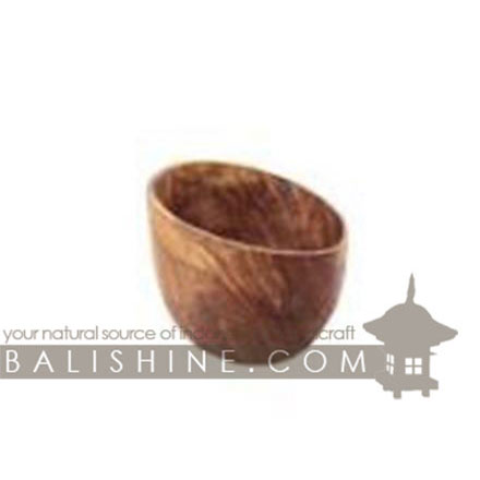 Balishine: Your natural source of indonesian handicraft presents in its Tableware collection the Bowl:624WAS7126:This bowl is produced in Bali made from natural old teak wood with coconut oil finishing.  