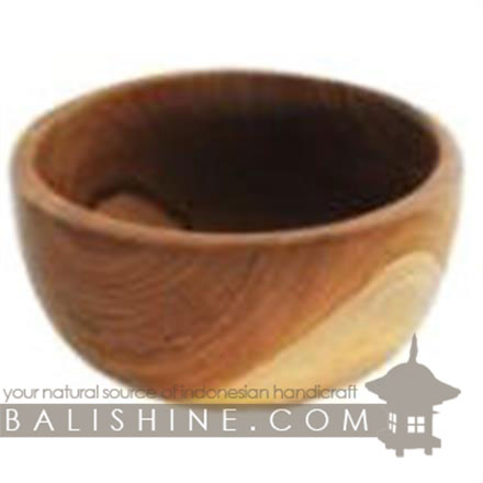 Balishine: Your natural source of indonesian handicraft presents in its Tableware collection the Bowl:624WAS7132:This bowl is produced in Bali made from natural old teak wood with coconut oil finishing.  