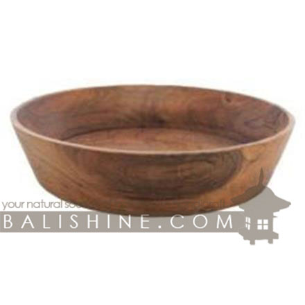 Balishine: Your natural source of indonesian handicraft presents in its Tableware collection the Bowl:624WAS7149:This bowl is produced in Bali made from natural old teak wood with coconut oil finishing.  